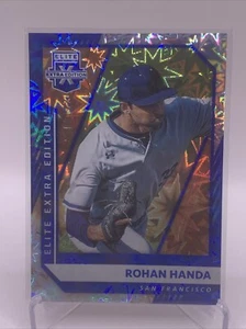 2021 Elite Extra Edition Rohan Handa SAN FRANCISCO GIANTS Blue Fireworks 09/17 - Picture 1 of 3