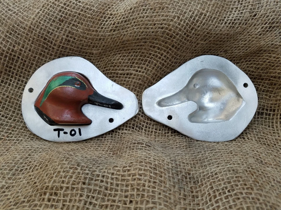 Duck Decoy Head Molds - Teal Head - Image 1 of 1