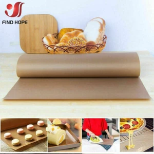Reusable Cooking Liner Sheet Non Stick Baking Paper Mat BBQ Oven Mat Oilpaper - Picture 1 of 14