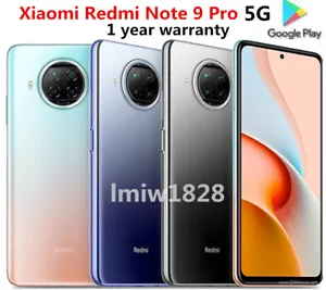 Xiaomi Redmi Note 9 Pro 5G 128GB Android Global Unlocked CellPhone New Sealed - Picture 1 of 14