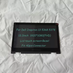 Pantalla táctil LCD LED Dell Inspiron 13 5368 5378 13,3" FHD + bisel K022 K044 - Imagen 1 de 8