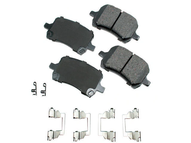Juego de pastillas de freno delanteras para Chevrolet HHR 2006-2011 Akebono 85885QZ 2007 2008 2009 Foto 1 de 2