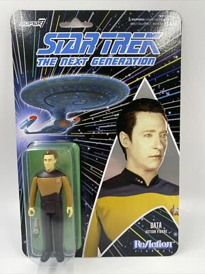 Figura de reacción DATA Super7 3,75 Star Trek The Next Generation Foto 1 de 2
