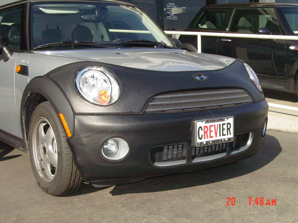 Sujetador con máscara frontal Colgan 2 piezas. Se adapta a Mini Cooper HT 2007-2010 sin licencia Placa Foto 1 de 1