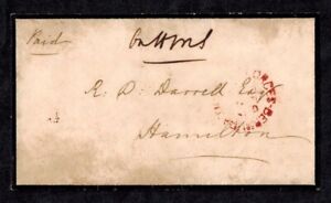 Bermuda 1857 P3 DIE 1 St. George's Mark on Black Bordered OHMS Cover VERY RARE