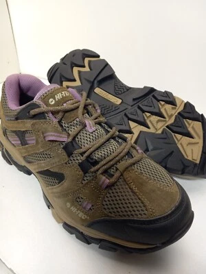 Hi-Tec Mujer Talla 8.5 Senderismo Trail Zapatos Impermeables Hitec (lazo de ojales roto) Foto 1 de 4