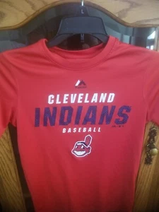 Cleveland Indians Majestic Shirt Medium 10/12 - Picture 1 of 1