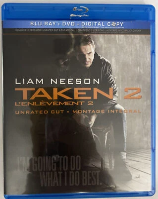 Taken 2 (Blu-Ray, DVD) Liam Neeson, Pre-owned, FREE SHIPPING in Canada - Image 1 of 3