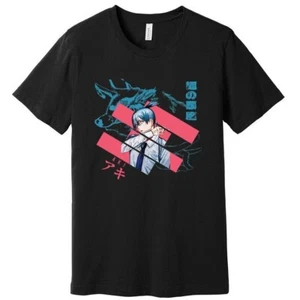 Aki Blue, Chainsaw Man Anime Unisex T Shirt - Picture 1 of 1