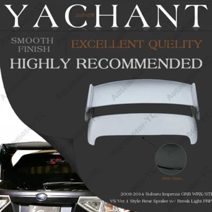 ABS Blade&Brake VS Ver.1 Rear Wing Spoiler For 08-14 Subaru Impreza GRB WRX/STI - Foto 1 di 12