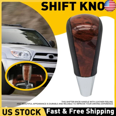 1 PIEZA Para Toyota Lexus Madera de Nogal Coche Perilla de Cambio Cabeza de Varilla Palanca de Cambio Foto 1 de 4