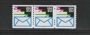 US SCOTT #2150 PNC STRIP OF 3 MNH TAKE A LQQK ! - Picture 1 of 1