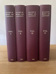 1828 History Of London Thomas Allen - Picture 1 of 17
