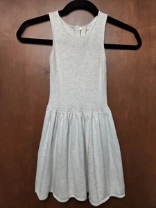 Girls ~Monoprix Kids~ Light Ivory Sweater Dress Size 6 Rayon/Cotton/Wool ~X Cond - Picture 1 of 12
