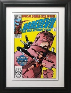 "Daredevil el hombre sin miedo" # 181 póster enmarcado cómic arte de Marvel - Imagen 1 de 3