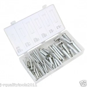 VCT 60pc Clevis Pin Assortment 21 Different Sizes in Storage Case Kit - Picture 1 of 1
