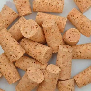 30 Pack Natural Soft Wood Corks Tapered Cork Wooden Beer Bottle Stopper for W - Picture 1 of 2