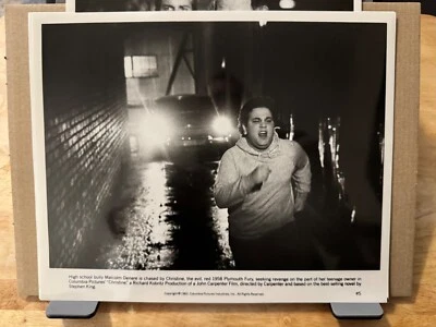 Kit de prensa de películas de terror Christine 1983 con 11 fotos en blanco y negro - John Carpenter Foto 1 de 4