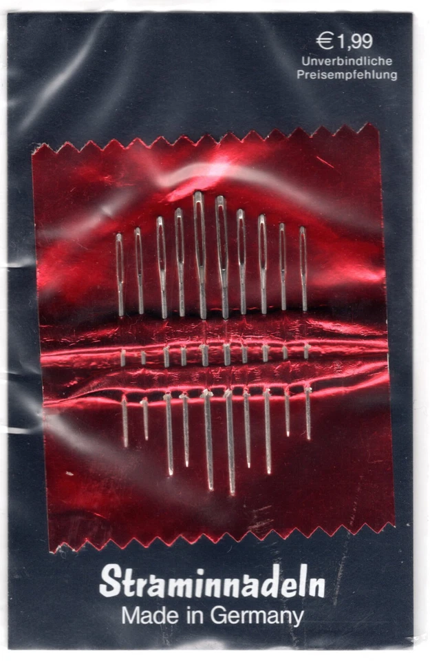 Straminnadel Nähnadel Nadeln Sticken Nähen Handarbeit Sticknadeln 10er-Set - Bild 1 von 1