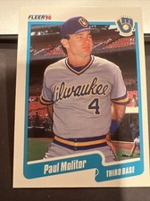 1990 Fleer Baseball - #330 - Paul Molitor - Milwaukee Brewers