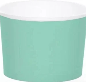 Fresh Mint Green Paper Treat Cups 8 Pack 3.5" x 2.5" Tablware Party Decorations - Picture 1 of 1