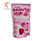 Dear Face Beauty Milk Japanese Collagen STRAWBERRY Drink, 18g x 10 Sachets