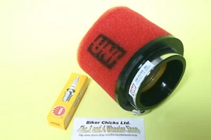 HONDA 83-85 ATC200X Air filter & Spark Plug For Stock Air Box - Imagen 1 de 1