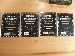 1993 LIMTED EDITION ROCKSTREET ELVIS PRESLEY PROMOTIONAL HOLOGRAM NO# PROMO CARD - Picture 1 of 4