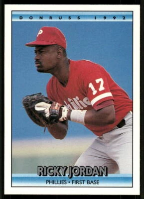 1992 Donruss #458 Ricky Jordan - Image 1 of 2