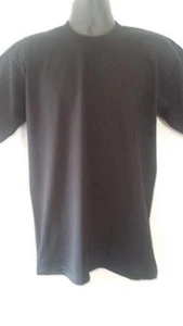 3 PCS_BLACK_SZ_S_PREMIUM SUPER HEAVY WEIGHT_MENS S/SLEEVE TEE_OPEN END_COTTON - Picture 1 of 1
