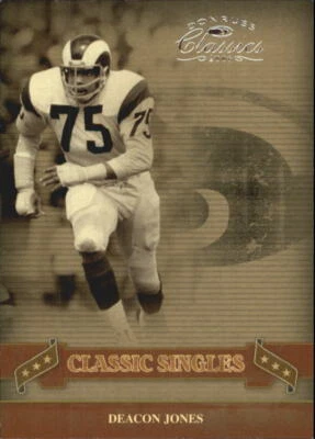 2006 Donruss Classics Classic Singles Silver #23 Deacon Jones /250 - NM-MT - Image 1 of 2