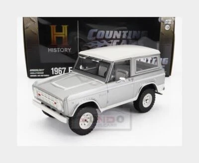 1:24 GREENLIGHT Ford Usa Bronco 1967 Counting Cars Silver GREEN84191 - Immagine 1 di 2