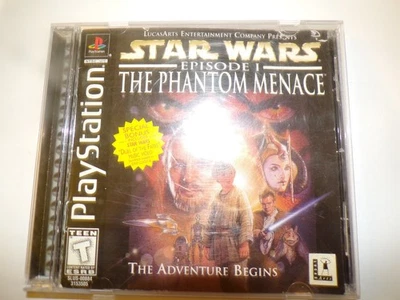 Star Wars: Episode I -The Phantom Menace (Sony PlayStation 1, 1999) SEE DESC - Image 1 of 2