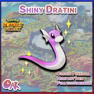 🐲 Shiny Dratini 6IV 🐲 Pokemon Comercio Escarlata y Violeta 🚀Comercio Rápido🚀 - Imagen 1 de 3