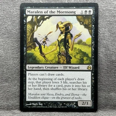 MTG Maralen of the Mornsong – Morningtide (MOR) #65 Non-Foil NM Magic Card - Image 1 of 4