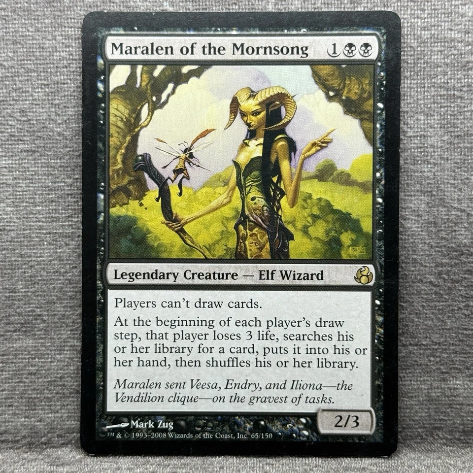 MTG Maralen of the Mornsong – Morningtide (MOR) #65 Non-Foil NM Magic Card - Image 1 of 4
