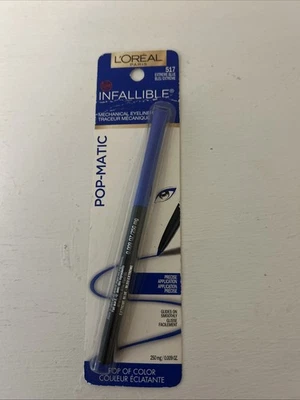 L'OREAL INFALLIBLE POP-MATIC MECHANICAL EYE LINER, Extreme Blue - Image 1 of 2
