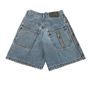 Vintage Kid’s Levi’s Silvertab Denim Blue Jean Shorts Jorts Utility Skate XS 8 - Picture 1 of 10