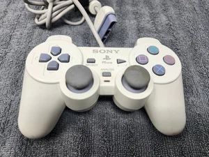 Sony PSone DualShock Analog Controller SCPH-110 - White (Tested) (B) - Picture 1 of 4