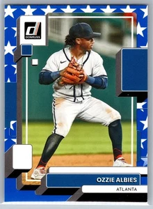 2022 Donruss Ozzie Albies Independence Day #197 Atlanta Braves - Bild 1 von 2
