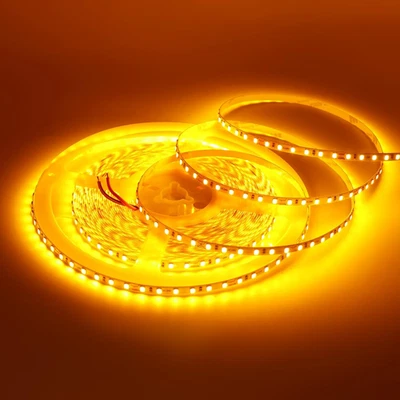 - Striscia LED 24V [5M, Arancione],Cri85+,Smd2835,120 Leds/M,Design Fai Da Te,Ad - Immagine 1 di 4