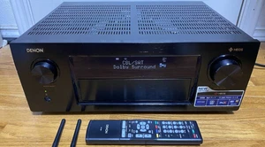 Denon AVR-X4300H 9.2 Channel 4K Ultra HD AV Receiver Black amplifier Japan - Picture 1 of 7