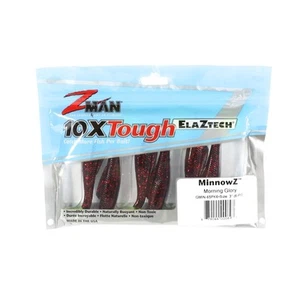 Zman Soft Esca MinnowZ 3 Inch 6/Pack Morning Glory (0693) - Foto 1 di 6