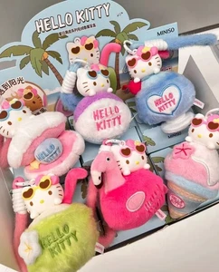 Miniso HELLO KITTY Verano Serie Negra Peluche Caja Ciega Figura Colgante Juguete Regalo - Imagen 1 de 21