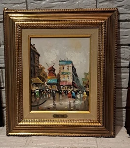 ANTONIO DEVITY Paris Straßenszene Ölgemälde - Bild 1 von 24