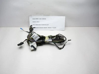 Chicote de fios 2012-2016 BMW 328i xDrive tampa do porta-malas traseiro 9259763 fabricante de equipamento original - Imagem 1 de 4
