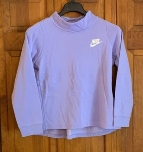 Girl's NIKE Long Sleeve Purple Pullover Sweatshirt Tag Size XL - Picture 1 of 3