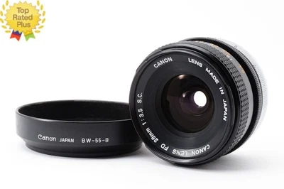 【Como nuevo con capucha】 Canon FD 28mm f/3.5 S.C. Lente gran angular MF de... - Imagen 1 de 4