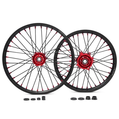 For Honda 21/19 CNC Wheels Set CRF250R CRF450R 14-25 CRF250RX 19-25 CRF450RX 17+ Foto 1 de 4