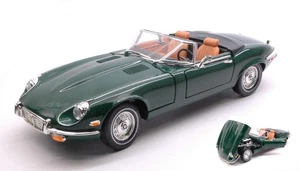 Modellino auto scala 1:18 JAGUAR E-TYPE SPYDER GREEN diecast modellismo statico - Foto 1 di 1